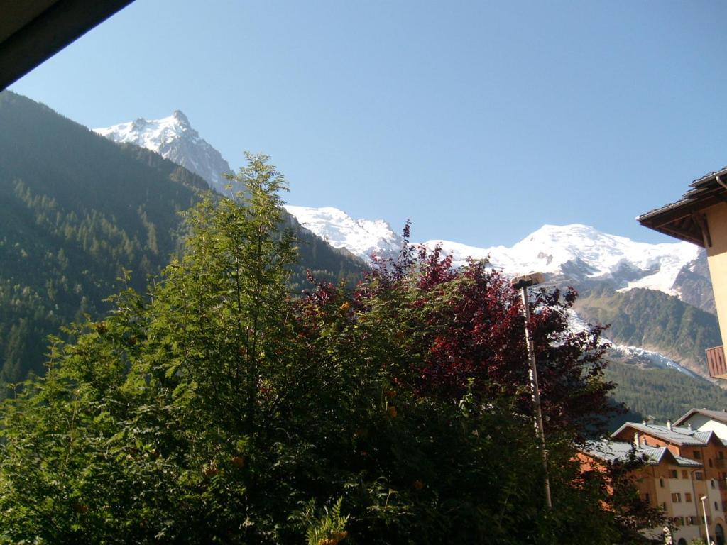 Appartement T2 Chamonix Centre Balcon Vue Mont Blanc Exterior foto